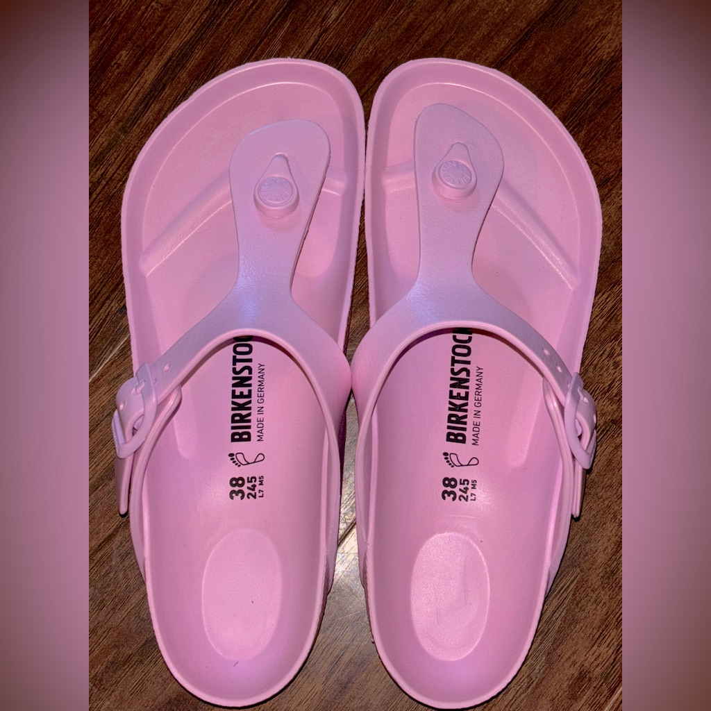 Pink Birkenstock Sz 38 Brand New